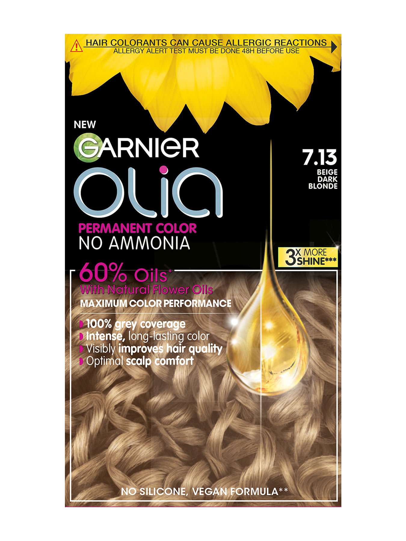 Garnier Olia 7.13 Бежово тъмно русо